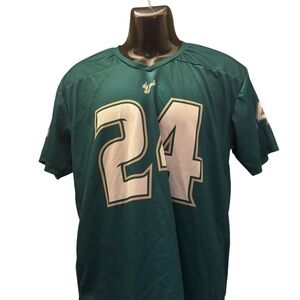Source Unknown Teal Short-Sleeve Jersey with White Number 24